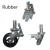 Import WBD Rubber roller caster wheels for scaffolding from China