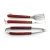 Import WCL00104 High Quality Hot Sales Wood Handle Stainless Steel 3PC BBQ Tool Set from China