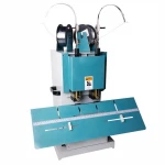 WD-8703) electric double head table book wire stapler binding machine