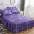 Import Wedding Housewarming Gift Floral Fitted Sheet Cover Graceful Bedspread Lace Fitted Sheet Bedroom Bed Cover Skirt from China
