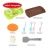 Weiqitonghua Children Pretend Play Plastic ABS Food Toy Stainless Steel Cookware Kid Kitchen Toy Set For Girl
