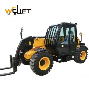 WELIFT ,3ton  7m  4X4 Diesel Telehandler Telescopic Forklift  Agriculture Equipment Wheel Loader Bucket CE Four Wheel Steering