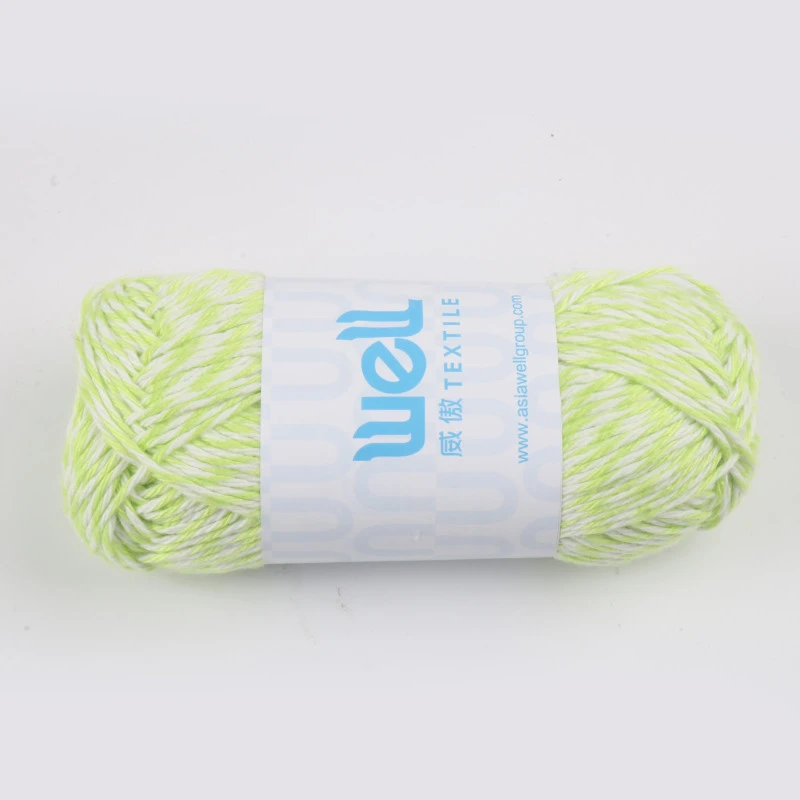 Well Wholesale hand knitting Textile Open End Super Soft Feeling 100% cotton milk acrylic bamboo yarn