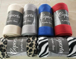 wholesale 100% polyester cheap printed soft customized polar fleece throw blanket