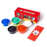 Wholesale 6 Colors artist supplies DIY children drawing art pigment Washable Finger paint set for kids