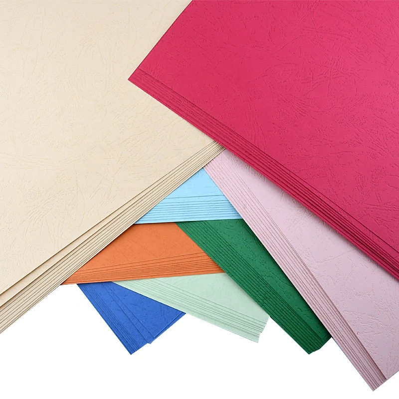 Wholesale A3 + Cover Paper 160/230g Printable A4 Color Cardboard Book Binding Textured Paper