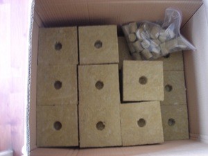 Wholesale Agricultural Hydroponics Rock Wool Cubes for Greenhouse