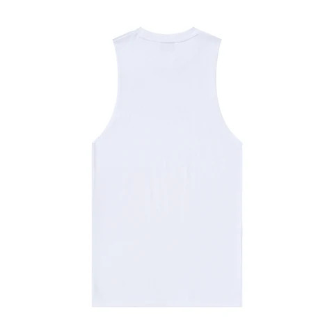 Wholesale Breathable Mens Tank Tops Custom Printing Logo Gym White Tank Top
