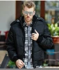 Wholesale Custom Duck Feather Down Filled Windproof Winter Down Jackets For Men Bomber Jacket