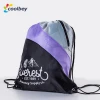 wholesale custom free shipping foldable drawstring nylon backpack gift gym sport bag promotional