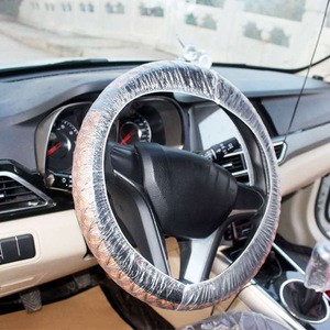 wholesale custom plastic steering wheel cover disposable car