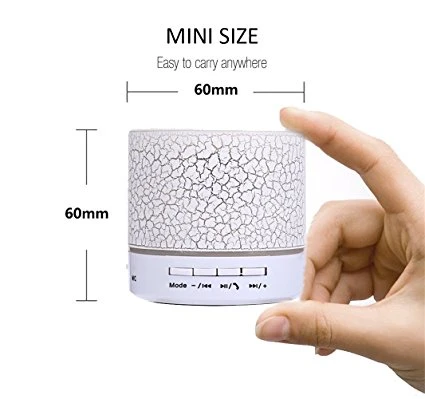 Wholesale design music player Wireless Portable Mini usb Speakers Led Light blue tooth Stereo Speaker A9