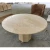 Wholesale Dining Room Furniture Stone Modern Luxury Travertine Table Round Marble Dining Table
