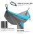 Import Wholesale Double &amp; Single person Portable Camping Parachute  Nylon Hammock with Tree Ropes strap from China