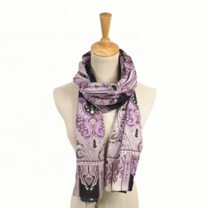 wholesale embroidery plain wool silk viscose head scarf shawls turkey