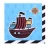 Import Wholesale event birthday pirate themed party supplies and favors set for kids, pirate party supplies party tableware from China