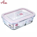 wholesale food fresh keeper microwave safe pump vacuum glass meal Prep container