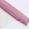 Wholesale glitter mesh fabric sharon leather manufacturer shinny glitter roll faux synthetic pu leather for shoes