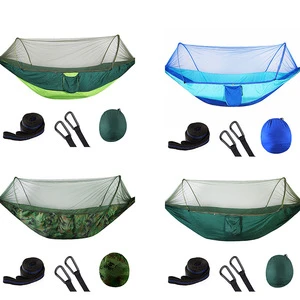 Wholesale High QUality Outdoor Hanging Swing Camping Hammock with Mosquito Net