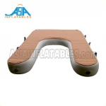 Wholesale Inflatable Yacht Pool  Jetski Foating Island Inflatable Dock Floats Platform Water Play Equipment