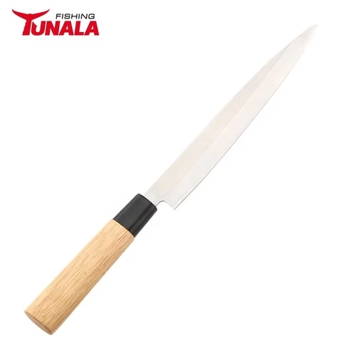 Wholesale Jappanese Sashimi Knives Kitchen Fishing Knife Cutting with Knife Wood handle