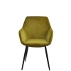 wholesale modern metal legs luxury hotel big upholstered urban fabric dining chairs