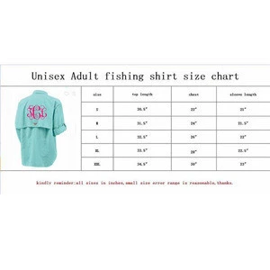 Wholesale Monogram Adult Fishing Shirts