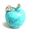 Wholesale natural Turquoise stones blue Turquoise stone crystal apple crystal decor