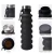 Wholesale Private Label BPA Free Silicone Folding Bottle Collapsible Water Bottle For Camping Travel