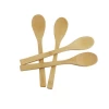 Wholesale reusable eco friendly bamboo spoon Food safety bamboo spoon feeding training spoon