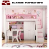 Wholesale  Solid wooden kids bunk bed children bunk bed bunk bed with desk and wardrobe