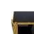 Wholesale Square End Table Fancy Glass Marble Gold Side Coffee Table
