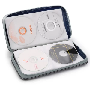 Wholesales Oem Odm Plastic Hard Cd Dvd Carry Zipper Case Cd Holder Dvd Box Cd Dvd Plastic Seal Bag