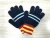 Import Winter Warm Knitting Kids Gloves Colored Striped Acrylic Knit Gloves from China