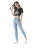 Import Women casual sexy stretchy washed denim jeans ripped hole skinny blue color womens jeans from China