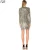 Import Women Glitter Long Sleeves Bodycon Short Pencil Club Dress from China