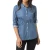 Import Womens Denim Shirt Long Sleeve Slim Fit Casual Girls Jeans Tops Shirts New Design from China