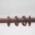 Import Wood Curtain Pole with Accessories Finials Brackets Set 50MM 35MM fluted Curtain Rod from China