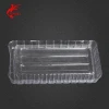XIAMEI packaging transparent rectangle PET custom plastic tray