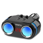 YANTU B39-1 wireless high power dual port car charger usb power adapter
