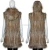 Import YR628 Super Quality Women Hooded Genuine Raccoon and Rabbit Fur Vest from China