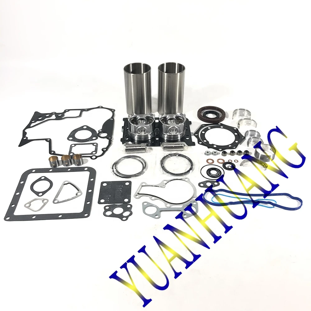 Z402 engine rebuild kit wtih full gasket kit FOR KUBOTA Z402 diesel engine cylinder liners piston&rings  bearings washer