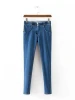 Z91659A Womens fashion style push-up stretch skinny jeans,slim denim jeans pants