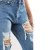 Import Z&amp;M European Urban High Rise Waist Destroyed Distressed Denim Jeans Women from China