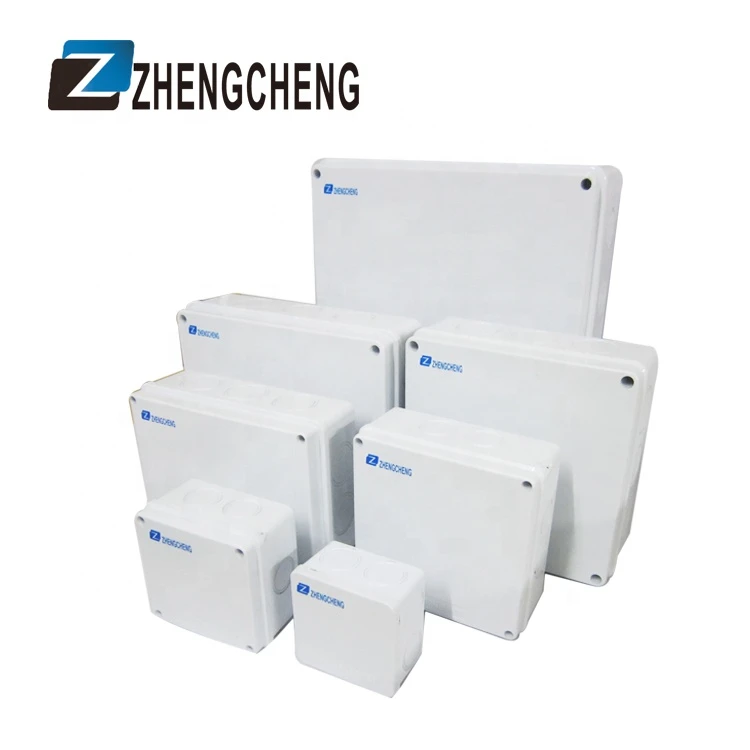 ZCEBOX IP65 IP55  80X50  85*85*50  Waterproof ABS electrical cable junction box