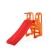 ZED Multifunction combination colorful home indoor plastic slide and swing playground basketball toys