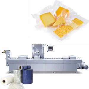 Zhejiang Ruibao flexible vacuum thermoforming packing machine cheese meat automatic food packaging line