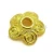 Import Zinc alloy jewelry findings, 10mm gold bead cap for jewellery making from China