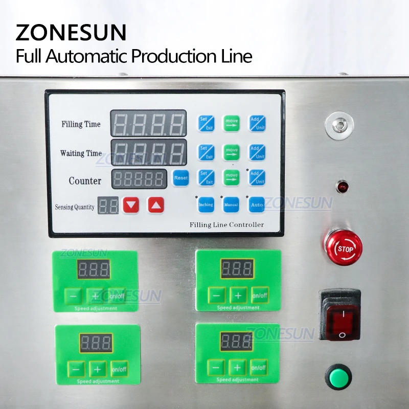 ZONESUN ZS-FAL180C4 Automatic Desktop Peristaltic Pump Eye Drop Liquid Small Bottle Filling Capping And Labeling Machine Line