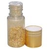 0.1 Gram One Bottle 99% Real Gold Thin Flake for Bakery Decoration Edible 24K Pure Gold Flakes